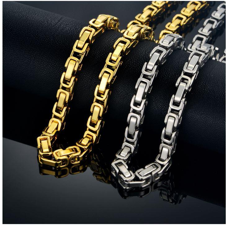 DEVIOUS Steel 8x8MM Byzantine Link Bundle | 930771