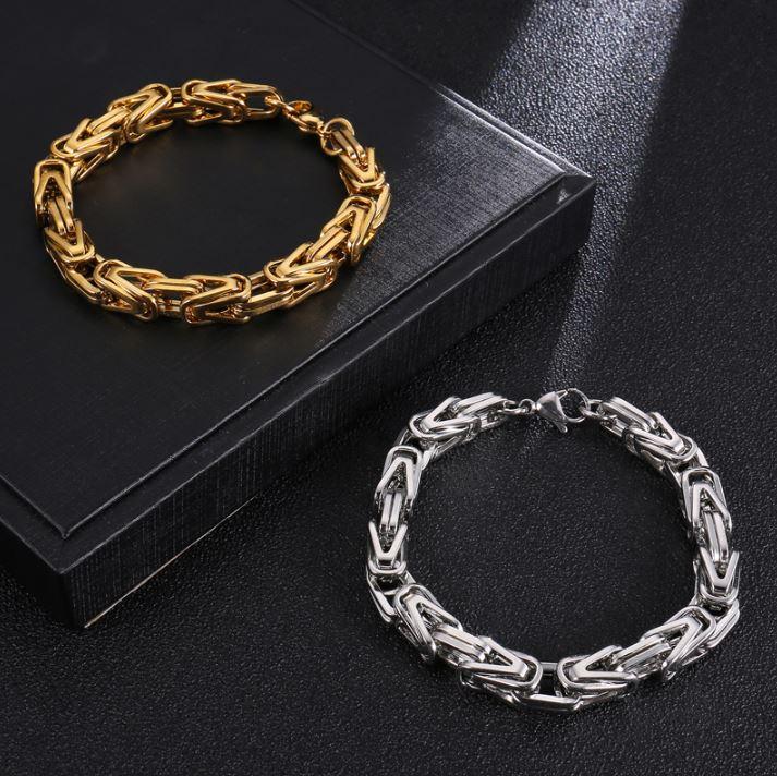DEVIOUS Steel 8x8MM Byzantine Link Bundle | 930771