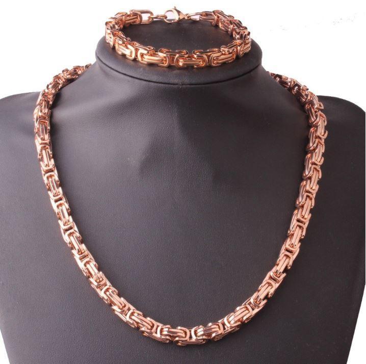 DEVIOUS Steel 8x8MM Byzantine Link Bundle | 930771