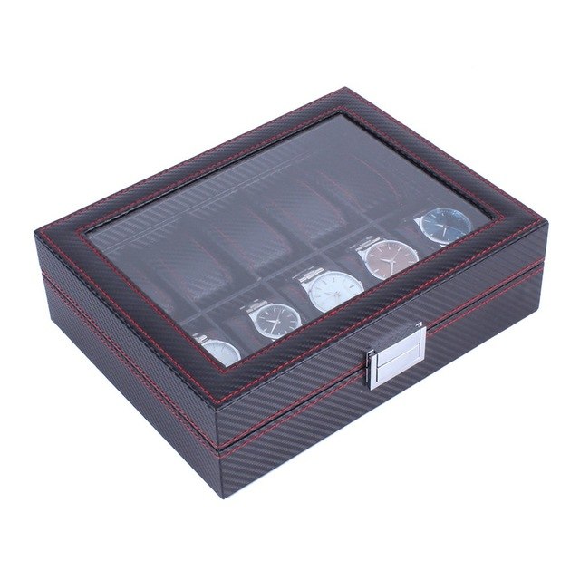 10 Grids Leather Watch Box | Elly's Sustainable Style