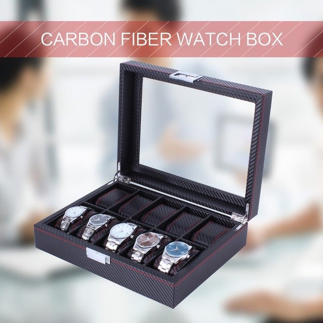 10 Grids Leather Watch Box | Elly's Sustainable Style